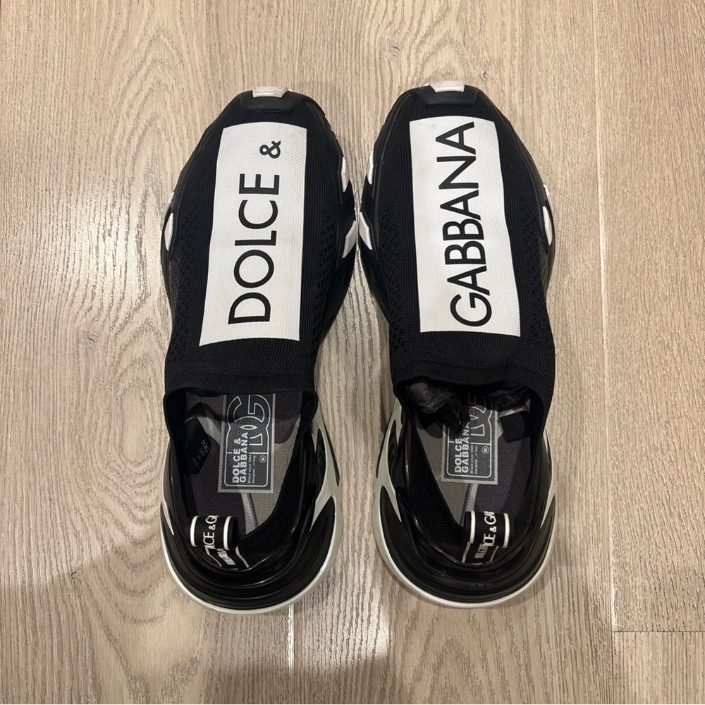 Size 10 - Dolce&Gabbana Dolce & Gabbana Stretch Mesh Fast Sneaker Black W